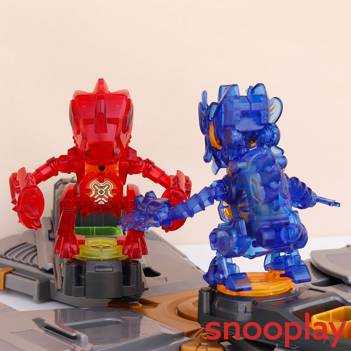 Silverlit Build 2 Strike Deluxe Robot Battle Pack | Light & Sound (5-12 Years)