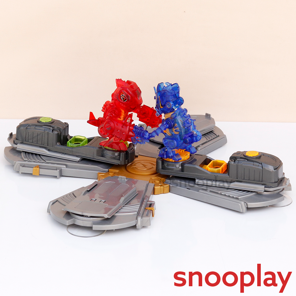 Silverlit Build 2 Strike Deluxe Robot Battle Pack | Light & Sound (5-12 Years)