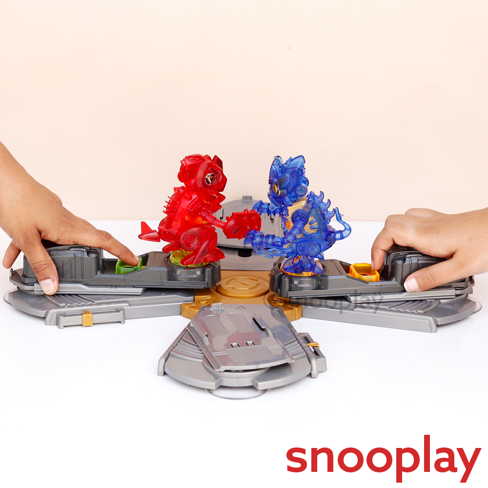 Silverlit Build 2 Strike Deluxe Robot Battle Pack | Light & Sound (5-12 Years)