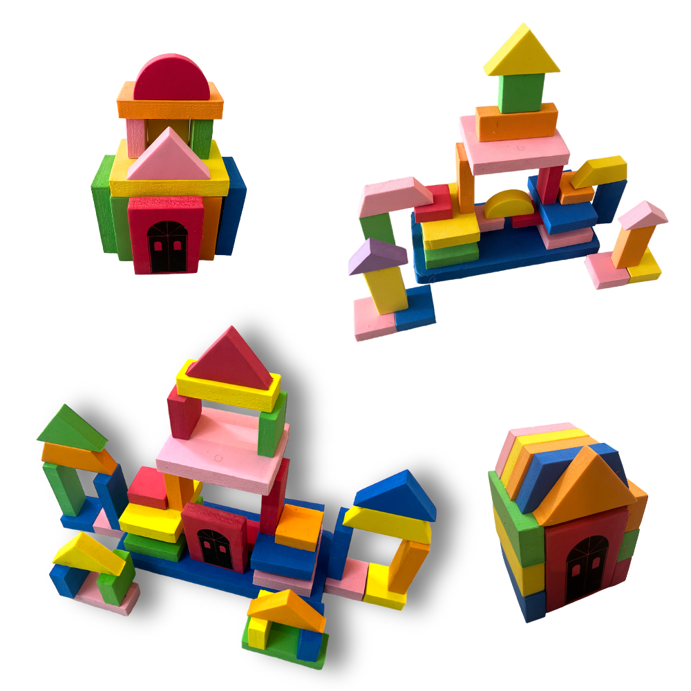 100+ Pieces Building Blocks