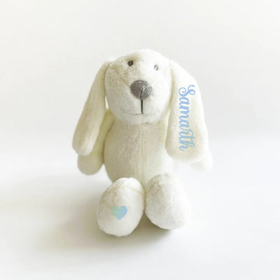 Personalised Name Bunny Soft Toy - Blue (COD Not Available)