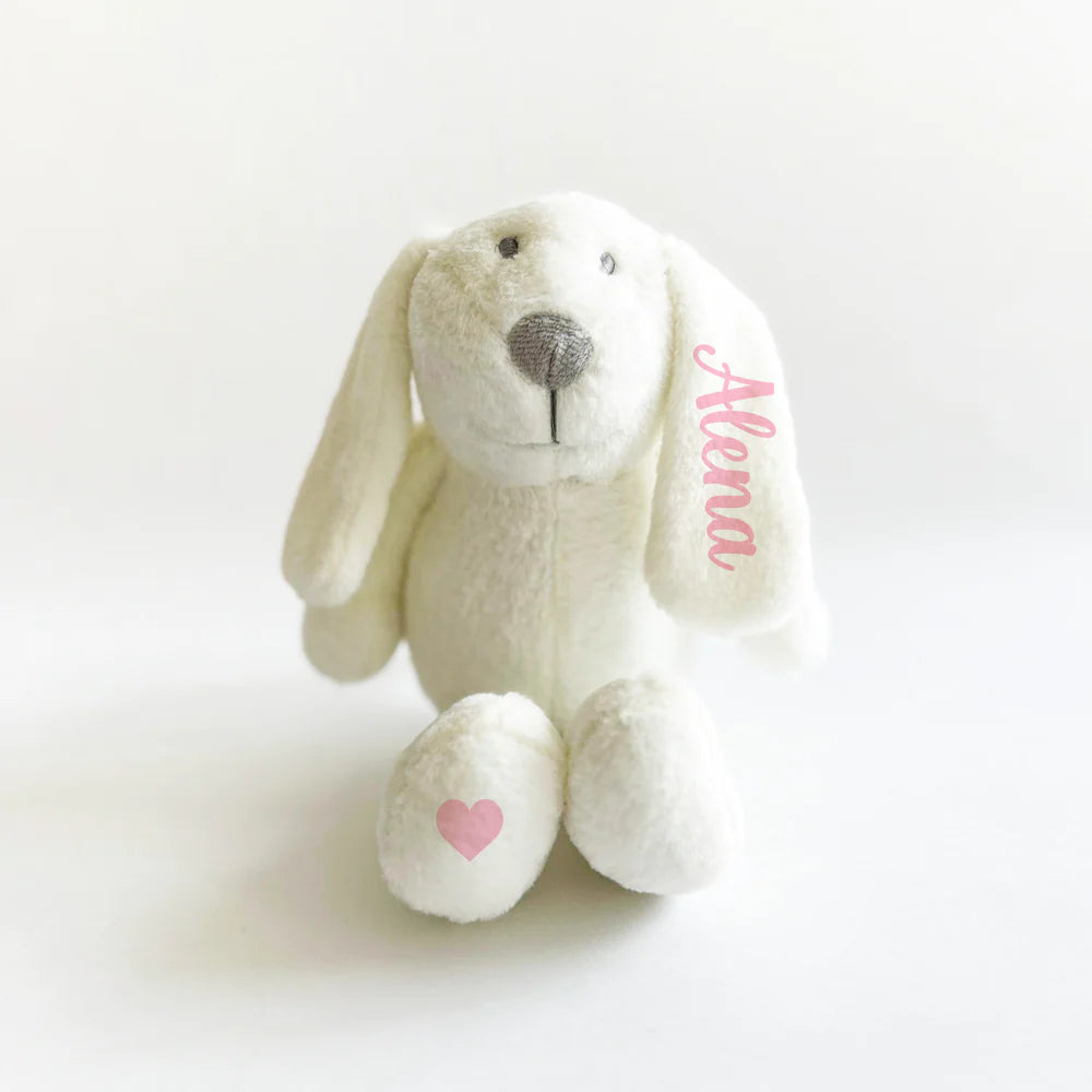 Personalised Name Bunny Soft Toy - Pink (COD Not Available)