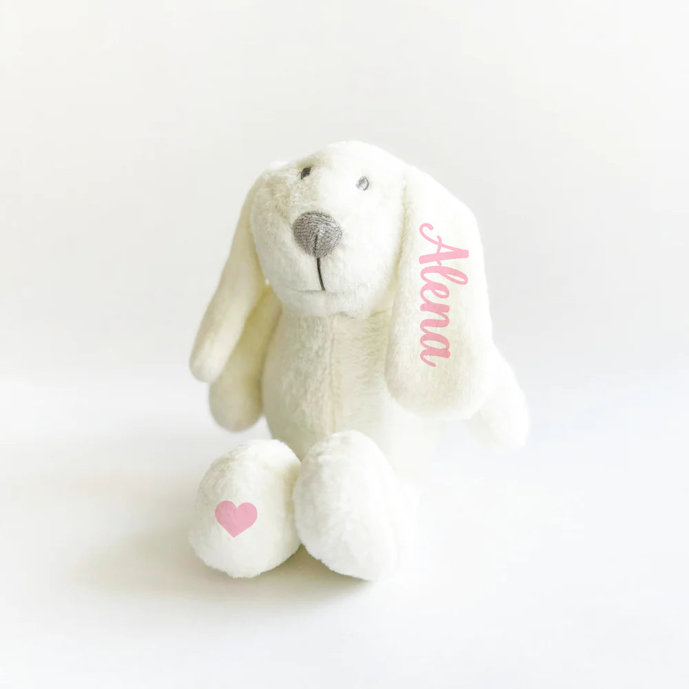 Personalised Name Bunny Soft Toy - Pink (COD Not Available)