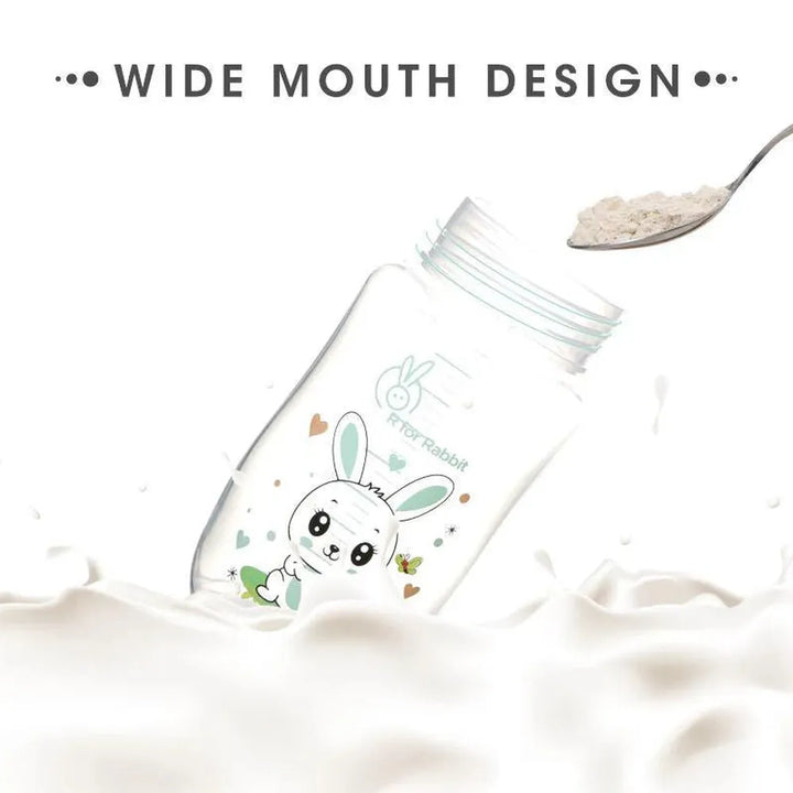 R for Rabbit Bunny Baby Spout Sippy Cup - 240ml with Soft Silicon Spout