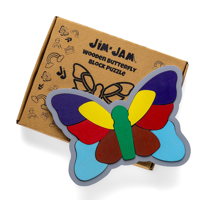 Fluttering Fun: Butterfly Wooden Puzzle