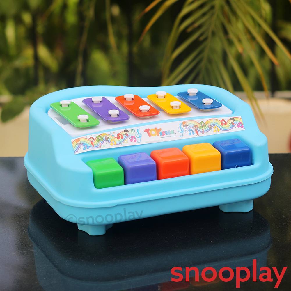 Musical Piano Xylophone Small (Assorred Colours)