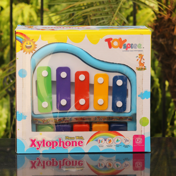 Musical Piano Xylophone Small (Assorred Colours)