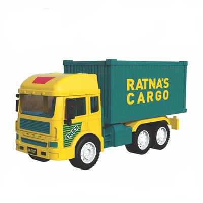 Friction Powered Realistic Cargo Container Truck Toy