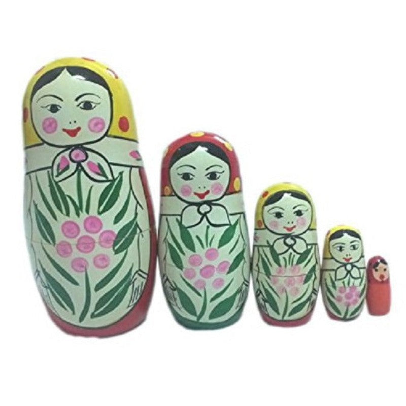 Wooden Russian Nesting Doll for Girls