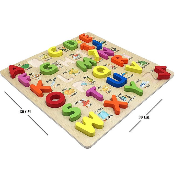 3D Wooden Capital Alphabet Puzzles