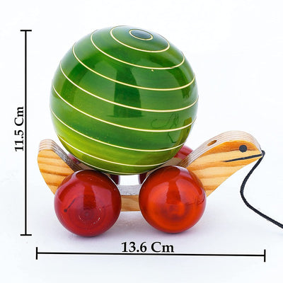 Super Tortoise Pull Along Wooden Toy