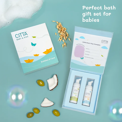 Citta Bubbles Of Care Gift Set - Baby Shampoo & Tender Foaming Baby Wash