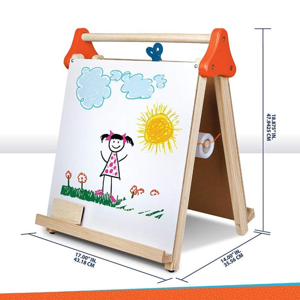 STEP2 Playwell Wooden 3 in 1 Table Top Easel (3-8 Years)