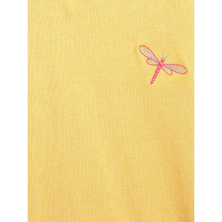 Campana Pack of 2 Round Neck Cotton T-Shirts | Purple & Yellow