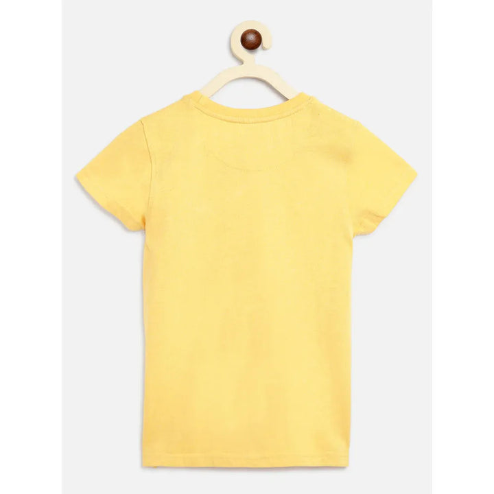 Campana Pack of 2 Round Neck Cotton T-Shirts | Purple & Yellow