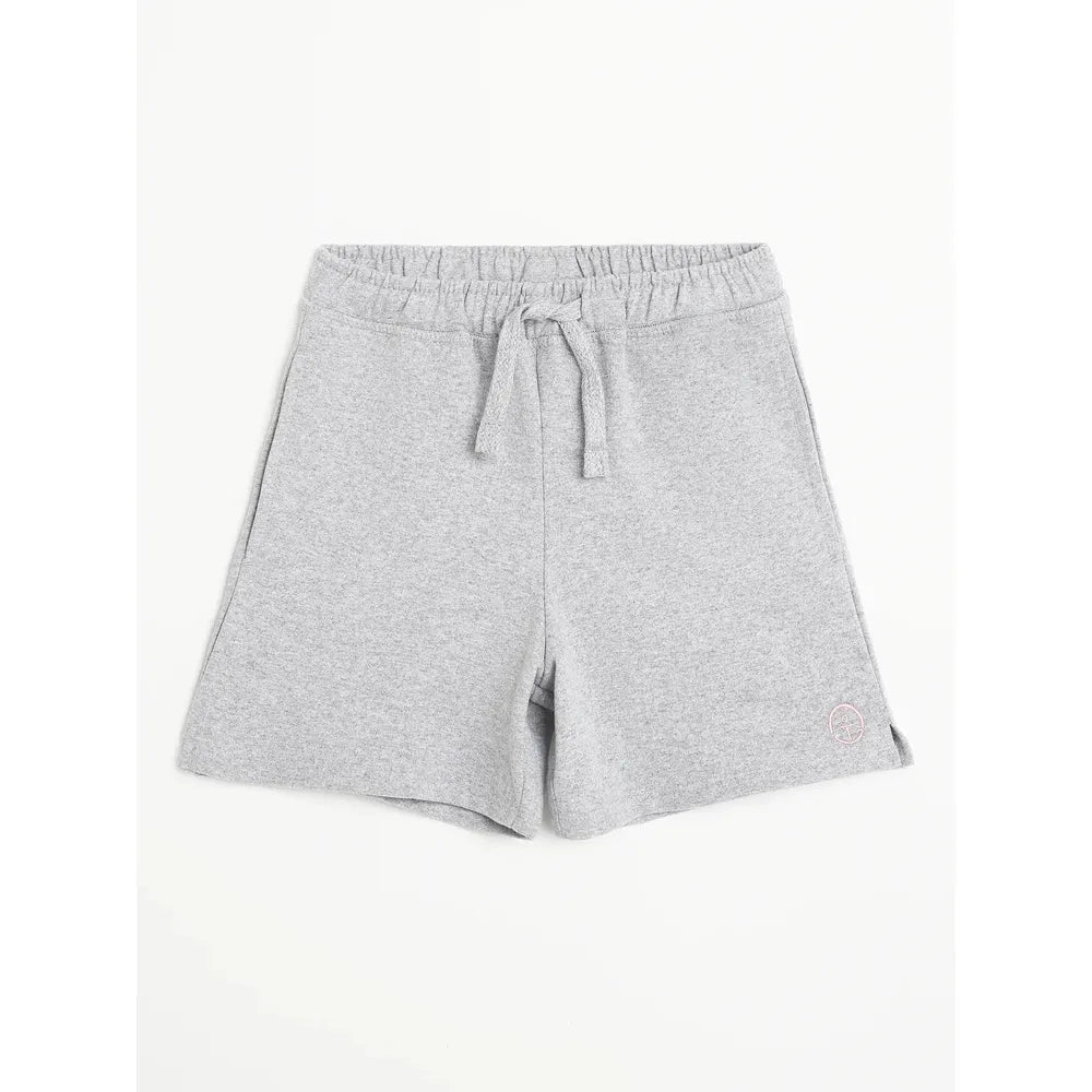 Campana Pack of 2 Cotton Terry Shorts - Grey Melange & Purple