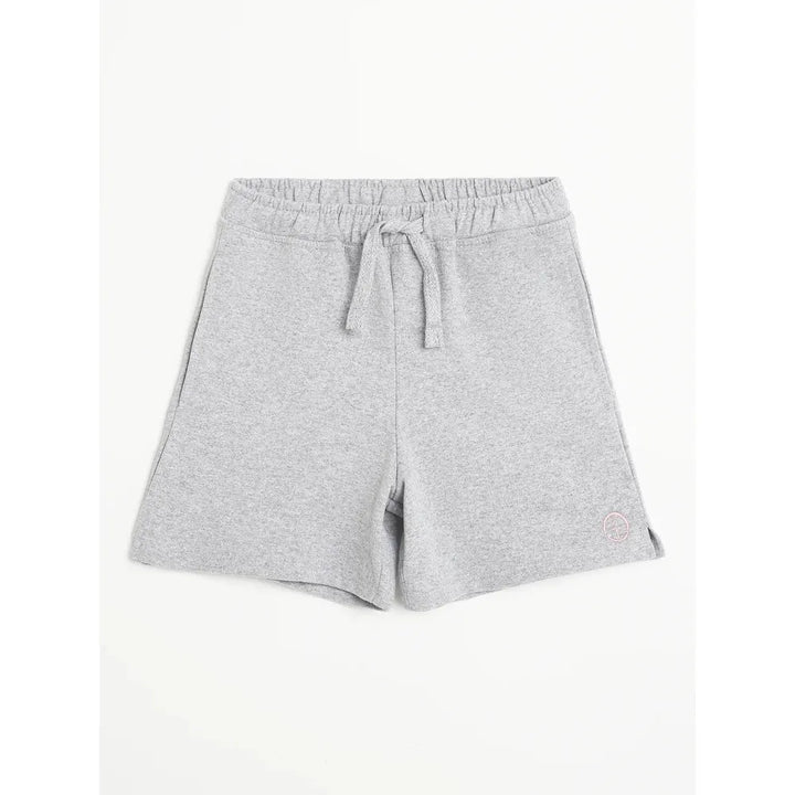 Campana Pack of 2 Cotton Terry Shorts - Grey Melange & Purple
