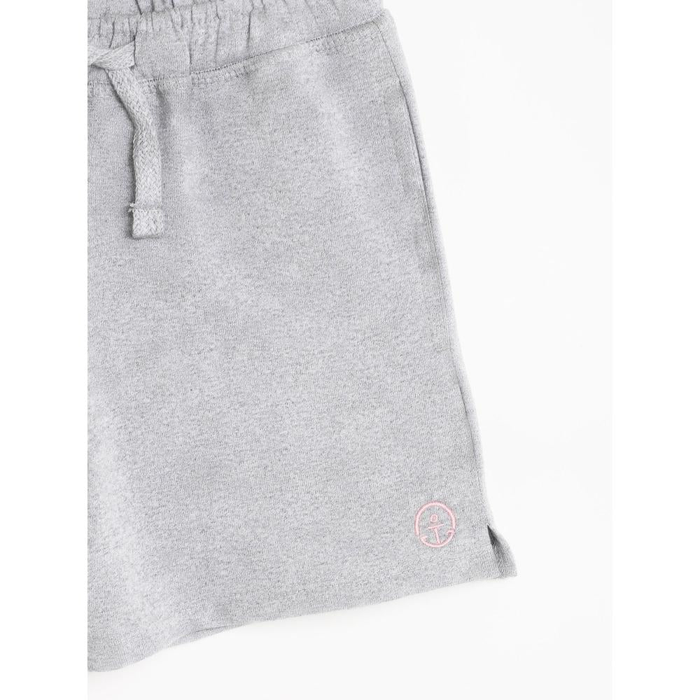Campana Pack of 2 Cotton Terry Shorts - Grey Melange & Purple