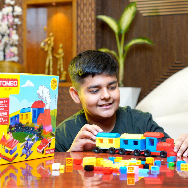 Creative Box Medium (Building Blocks Set) - 187 Pieces