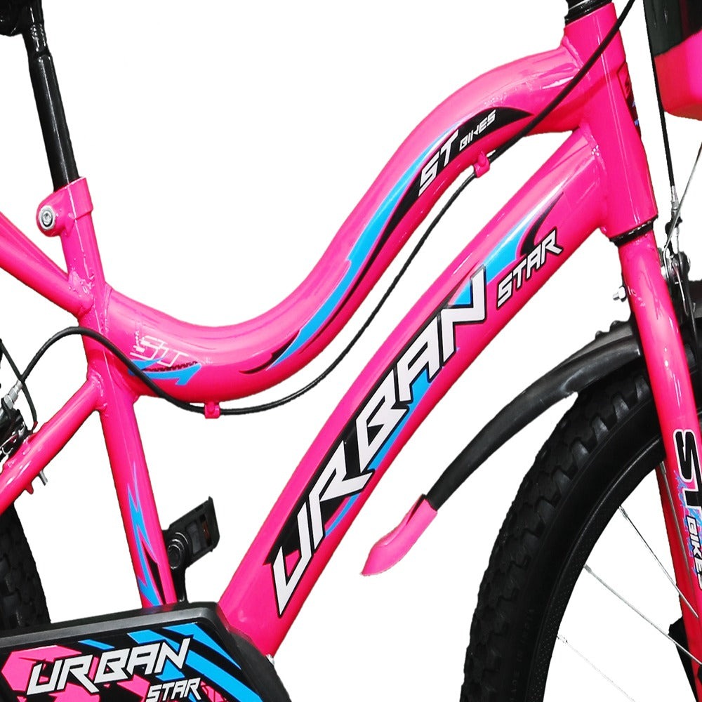 Benzo 20T Bicycle (Frame Size- 12, 20 Inch) | Pink (COD not Available)