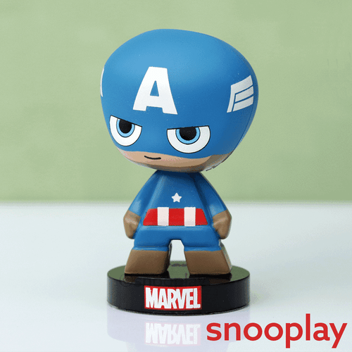 ComicLyfe Original Licensed Marvel Captain America Bobblehead (3 Years till Grown Ups)