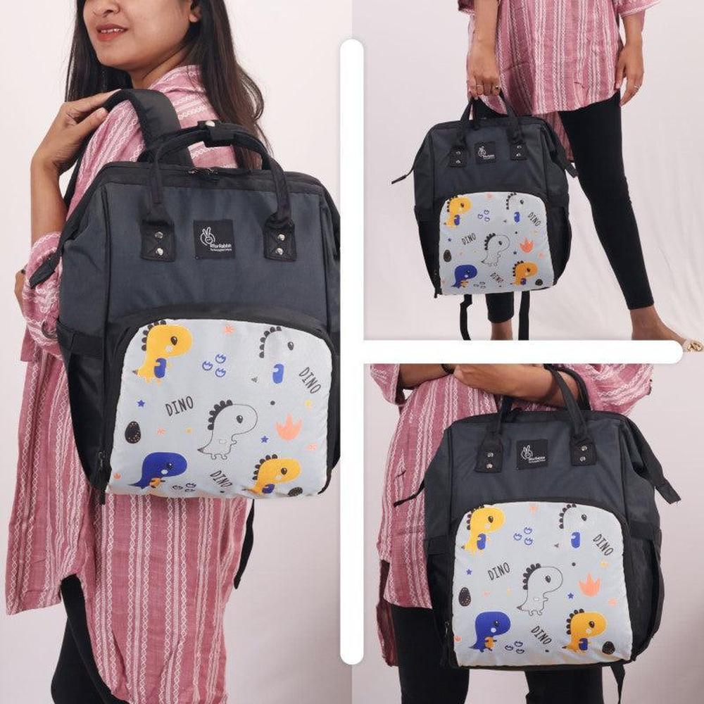 R for Rabbit Diaper Bag with 11 Pockets - Caramello Dino
