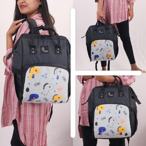R for Rabbit Diaper Bag with 11 Pockets - Caramello Dino