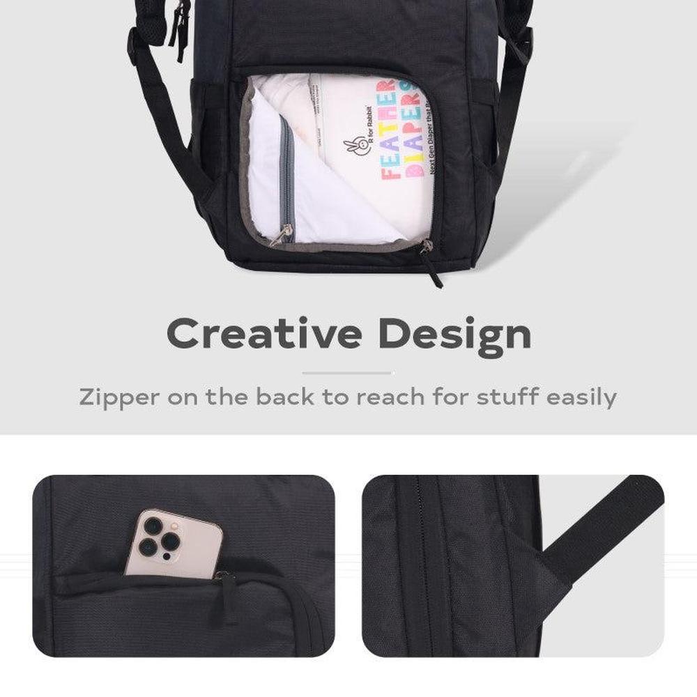 R for Rabbit Diaper Bag with 11 Pockets - Caramello Dino
