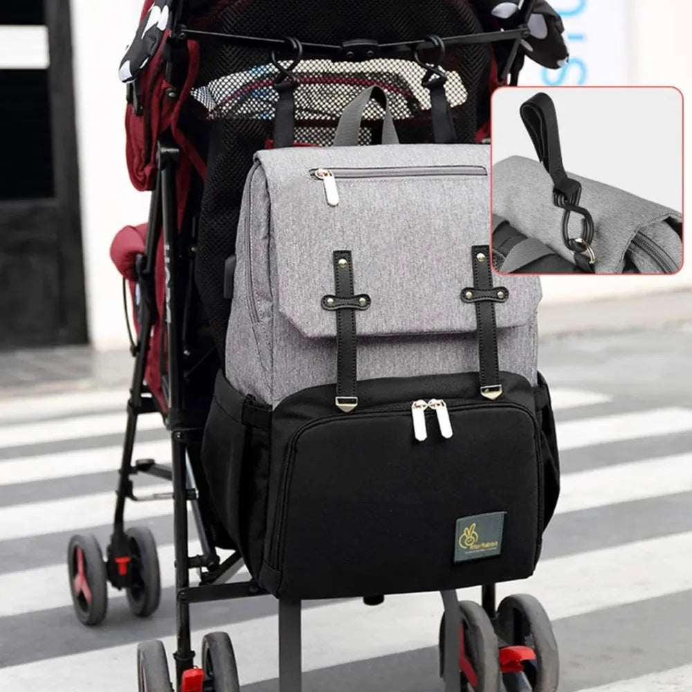 R for Rabbit Diaper Bags with High-Quality Water-Resistant Material | Caramello Smart