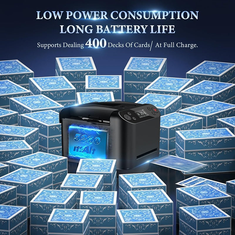 Hop N Play 2 in 1 Automatic Card Shuffler and Dealer Machine (10 Years till Grown Ups)