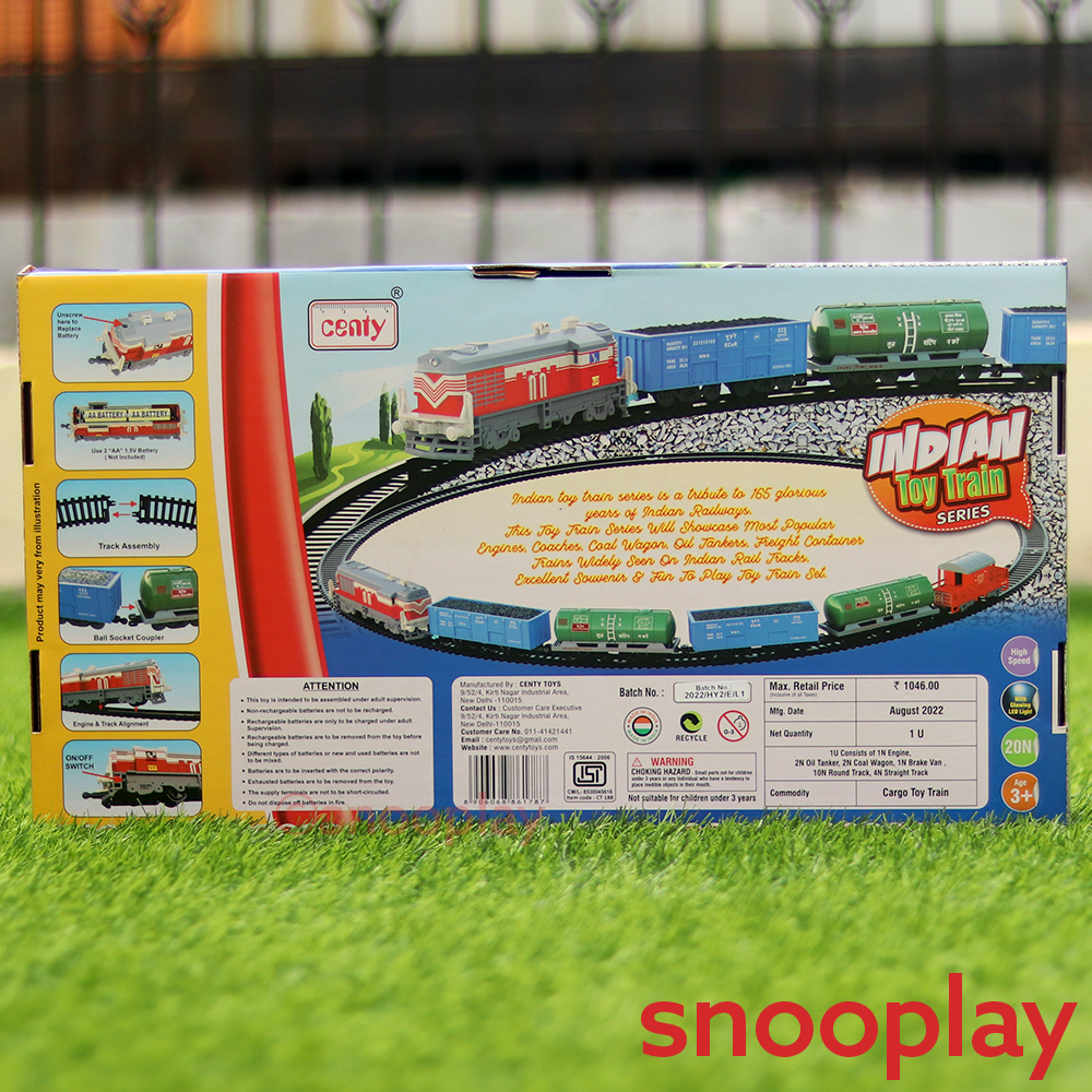 Cargo Toy Train Set - Assorted Colours