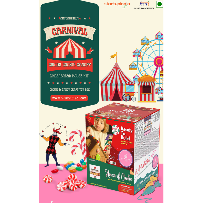 Carnival Cookie Circus Canopy (House of Cookie Kit) | COD Not Available