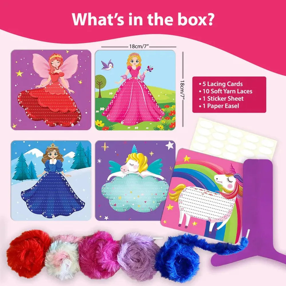 Chalk & Chuckles Yarn Craft Kit - Loop & Lace (3-6 Years)