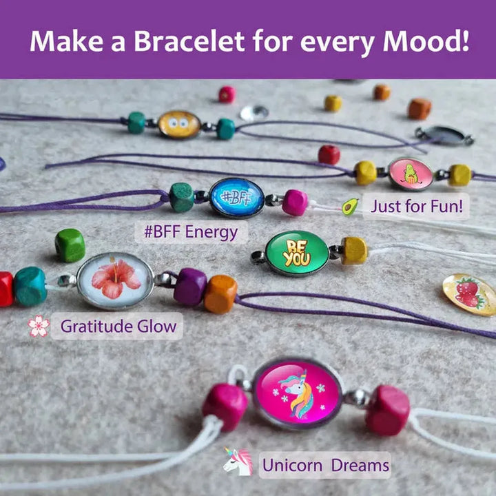 Chalk & Chuckles DIY Craft Kit - Design Your Own Bracelets (7-14 Years)