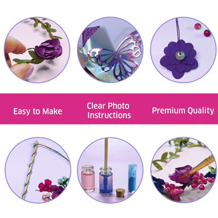 Chalk & Chuckles Make Your Own Fairy World DIY Craft Kit | Encourages Creativity