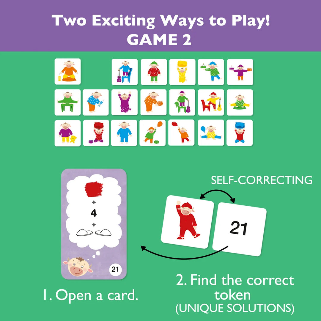 Chalk & Chuckles Pajama Party Color Maching & Logic Game for Kids