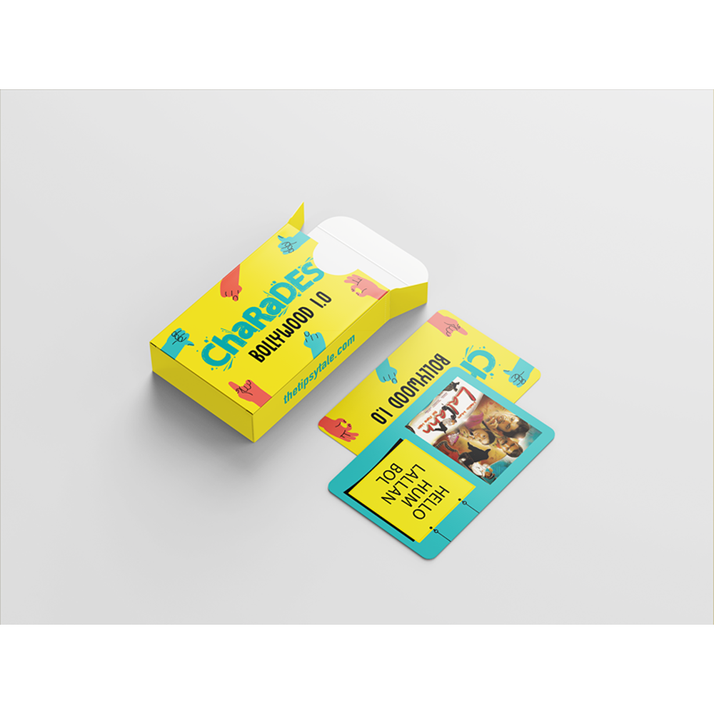 The Tipsy Tales Dumb Charades Card Game - Classic Bollywood (13 Years till Grown Ups)