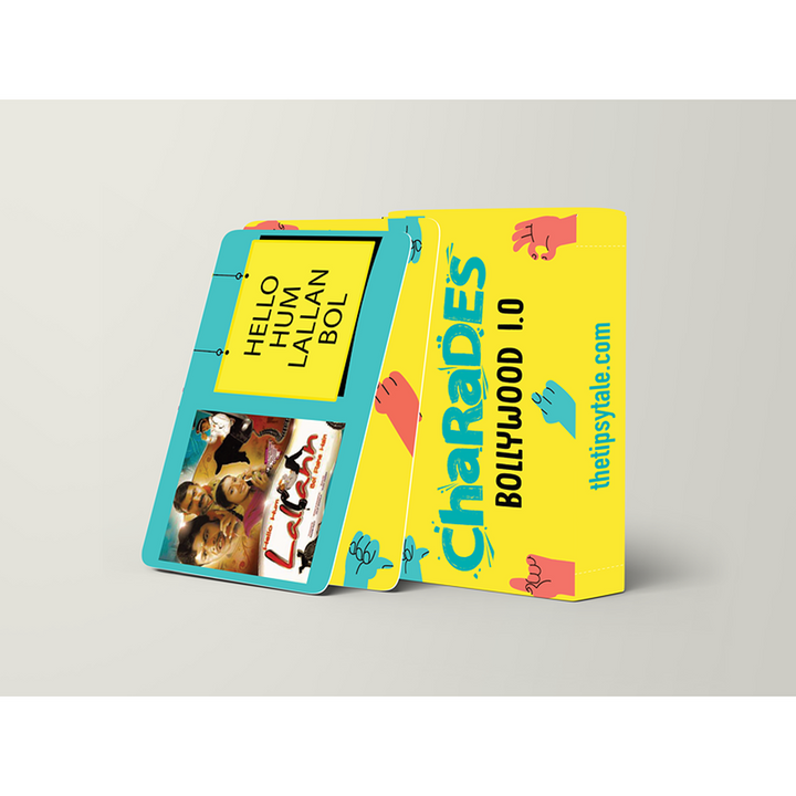 The Tipsy Tales Dumb Charades Card Game - Classic Bollywood (13 Years till Grown Ups)