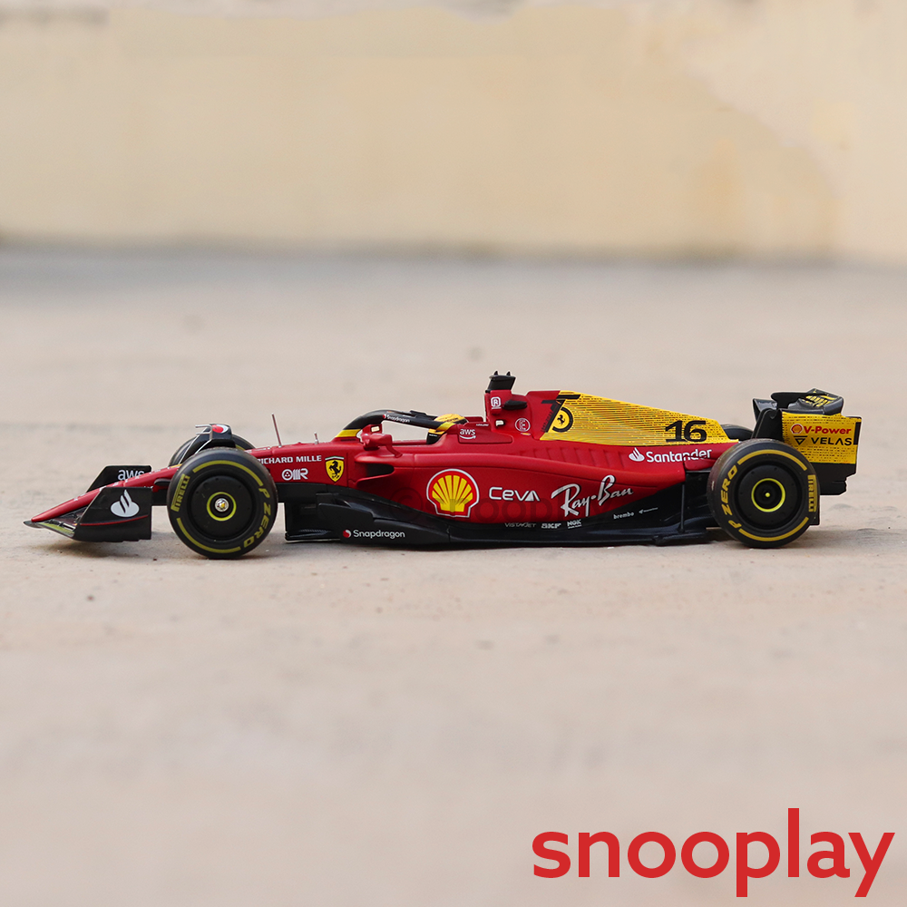 Official Licensed Ferrari F1-75 Charles Leclerc (2022) Diecast Collectible Car (Scale 1:24)