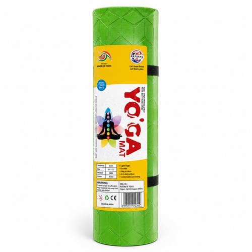 Ratna's Yoga Mat – Roll Away Stress | 8MM | Green