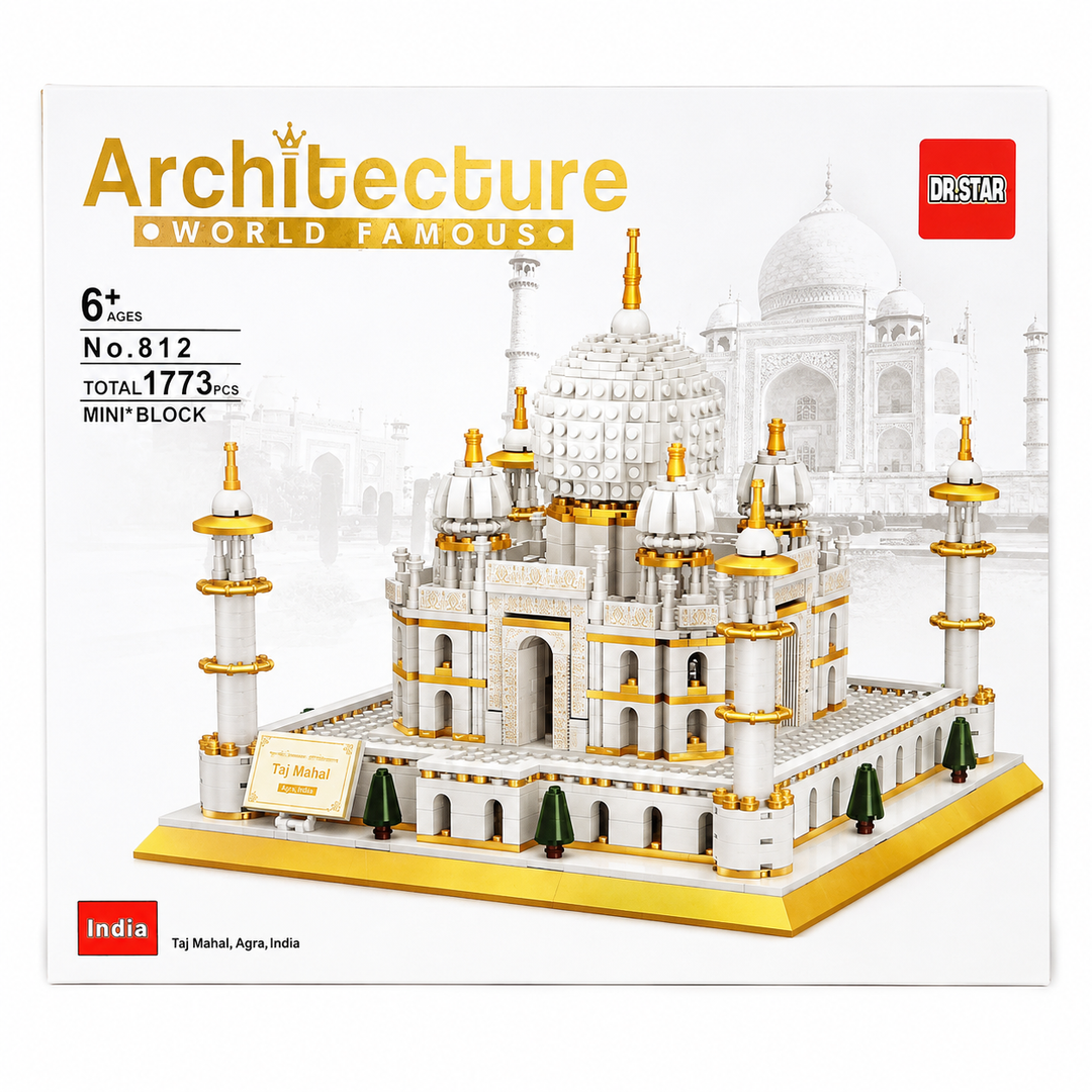 Architecture World Famous Taj Mahal Building Blocks | 1773 Pieces