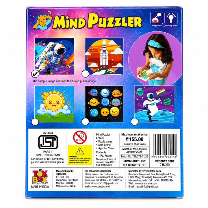 Toybox by Ratna Mind Puzzler Space | Enhance and Develop Their Mind