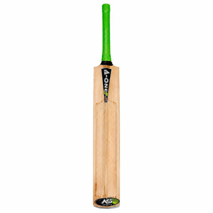 A-One Sports Kashmir Willow Wood Full Size Cricket Scoop Bat for Tennis Ball (Double Blade)