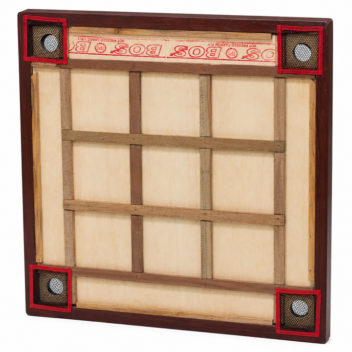 32 Inch Wooden Carrom Board | Smooth Playing Surface | Indoor Family Board Game with Corner Pockets