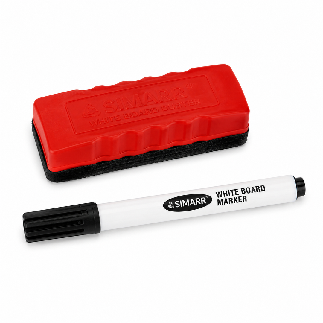 Simarr 2-in-1 Space Drawing Board with Marker & Blackboard