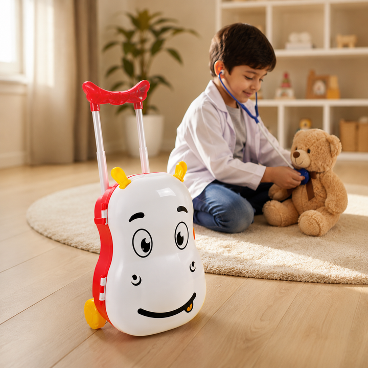 Kids & Jerry Doctor Kit – Trolley Pulley Box