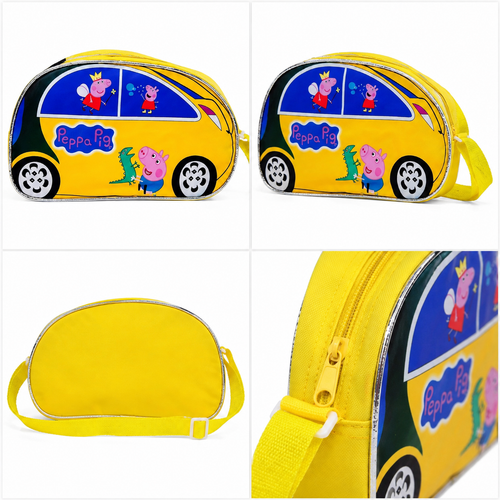 Cartoon Printed Crossbody Bag | Yellow