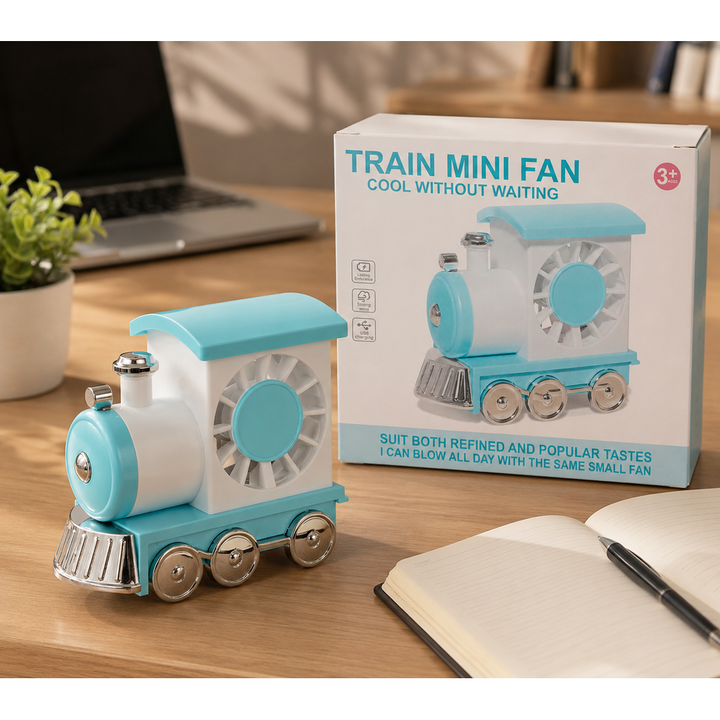 Train Mini Fan | Cool Without Waiting
