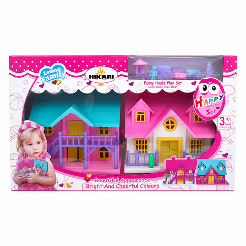 Funny House Doll House Play Set with Furniture - Big (3-7 Years)