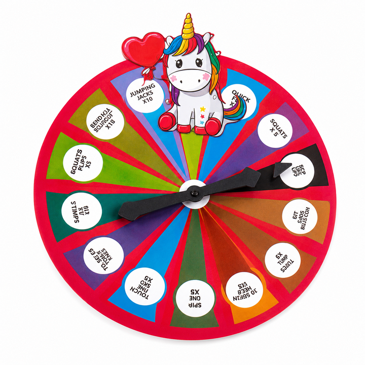 Kats Unicorn Hopscotch Junior with Spinner (6-10 Years)